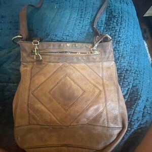 lucky brand cross body purse mint condition